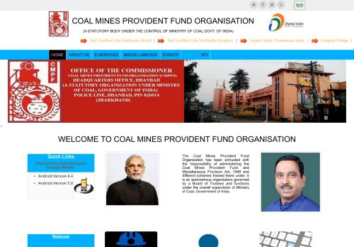 
                            13. Coal Mines Provident Fund Organisation