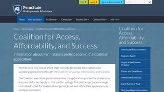 
                            11. Coalition for Access, Affordability, and Success - Undergraduate ...