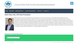 
                            6. Coalition for Physician Enhancement - Mark Staz