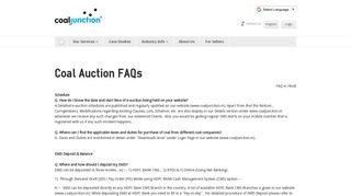 
                            3. Coaljunction - FAQs