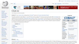 
                            2. Cobalt Air – Wikipedia