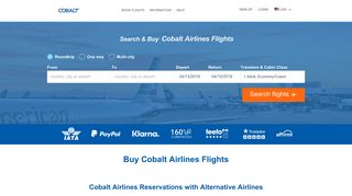 
                            3. Cobalt Airlines | Book Flights and Save