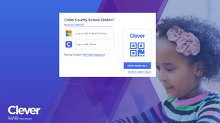 
                            7. Cobb County School District - Log in to Clever