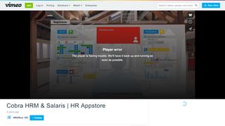 
                            12. Cobra HRM & Salaris | HR Appstore on Vimeo