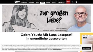 
                            5. Cobra Youth: Mit Luna Leseprofi in unendliche Leseweiten | W&V
