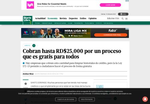 
                            8. Cobran hasta RD$25,000 por un proceso que es gratis para todos