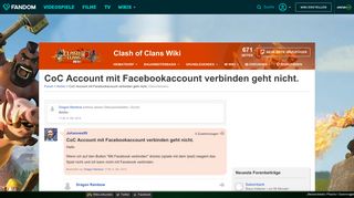 
                            8. CoC Account mit Facebookaccount verbinden geht nicht. | Clash of ...