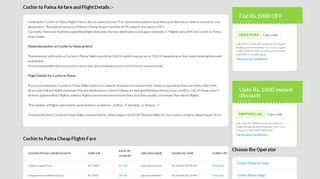 
                            6. Cochin to Patna Flights - MakeMyTrip