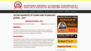 
                            9. COCHIN UNIVERSITY OF SCIENCE AND TECHNOLOGY (CUSAT ...