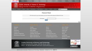 
                            1. Cochin University of Science and Technology-Login - Cusat