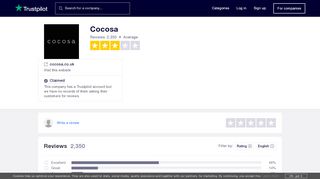 
                            4. Cocosa Reviews | Read Customer Service Reviews of cocosa.co.uk ...