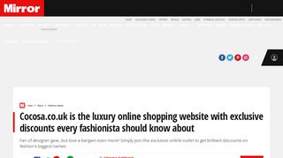 
                            7. Cocosa.co.uk is the luxury online shopping website with exclusive ...