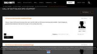 
                            7. COD account services arent available BO4 login - Activision ...