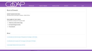 
                            11. CODAP - Site - UFSCar