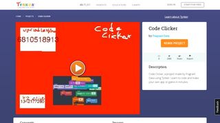 
                            8. Code Clicker | Tynker