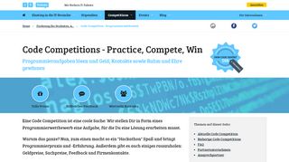 
                            9. Code Competition - Programmierwettbewerb | IT-Talents