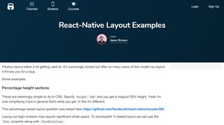 
                            2. Code Daily - Tutorial - React-Native Layout Examples