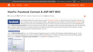 
                            12. Code Inside Blog | HowTo: Facebook Connect & ASP.NET MVC