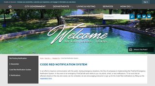 
                            11. Code Red Notification System | Lampasas, TX - Official Website