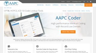 
                            5. Code Search & Lookup: CPT, HCPCS, ICD-10, ICD-9 – AAPC Coder