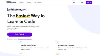 
                            3. Codecademy Pro