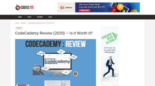 
                            11. CodeCademy Review (2019) - Is it Worth it? - Coder's Eye