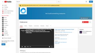 
                            1. Codecourse - YouTube
