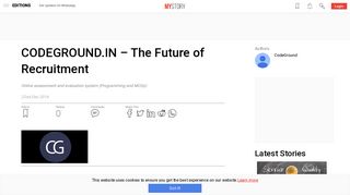 
                            5. CODEGROUND.IN – The Future of Recruitment - YourStory