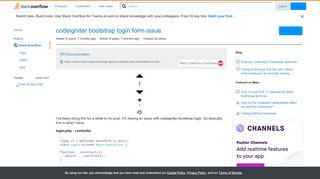 
                            4. codeigniter bootstrap login form issue - Stack Overflow