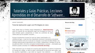 
                            13. CoDejaVu: Tutorial Aplicación Login con Privilegios en Java