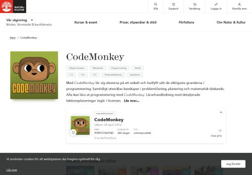 
                            2. CodeMonkey - Natur & Kultur