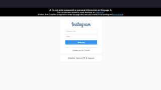 
                            6. CodePen - Instagram Login Clone