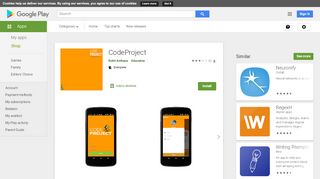 
                            12. CodeProject - Apps on Google Play