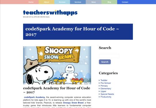 
                            9. codeSpark Academy for Hour of Code ~ 2017 - Teachers With Apps