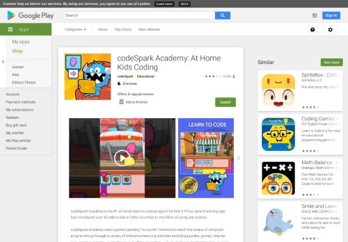 
                            3. codeSpark Academy: Kids Coding - Apps on Google Play