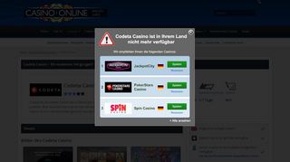 
                            10. Codeta Casino - Ein modernes Vergnügen? - Online Casino