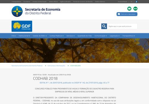 
                            10. CODHAB 2018 – Secretaria de Estado de Planejamento, Orçamento e ...