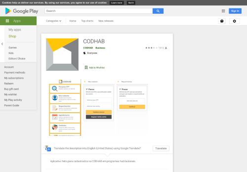 
                            3. CODHAB – Apps no Google Play
