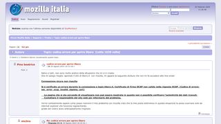 
                            3. codice errore per aprire libero - Forum Mozilla Italia