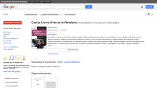 
                            8. Codice Libero (Free as in Freedom): Richard Stallman e la crociata ...