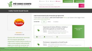 
                            10. Codice Sconto Grandi Scuole & Buoni Sconto, Febbraio 2019
