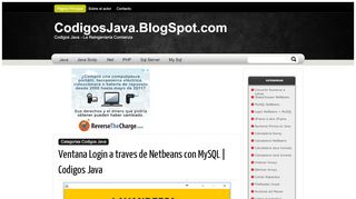 
                            6. CodigosJava.BlogSpot.com: Ventana Login a traves de Netbeans con ...
