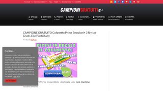 
                            7. Cofanetto Prime Emozioni+ 3 Riviste Gratis Con Pubblibaby