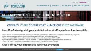 
                            3. Coffreo, votre coffre-fort numérique ⋆ Partnaire, votre agence d'intérim ...