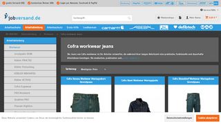 
                            8. Cofra Workwear Jeans Workwear Bekleidung - Jobversand