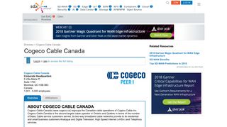 
                            9. Cogeco Cable Canada | SDN & NFV Products & Open Source Pr