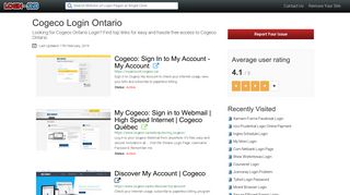 
                            4. Cogeco Login Ontario