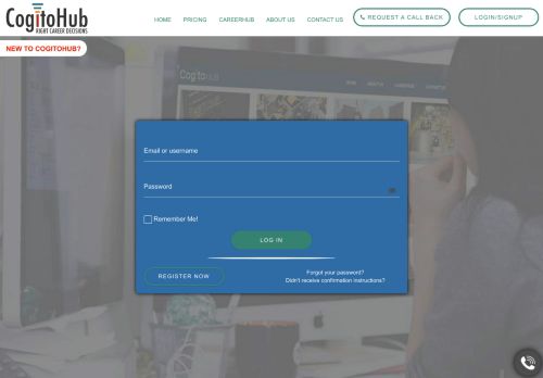 
                            4. CogitoHub | Login