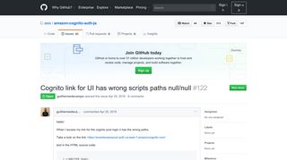 
                            7. Cognito link for UI has wrong scripts paths null/null · Issue #122 · aws ...