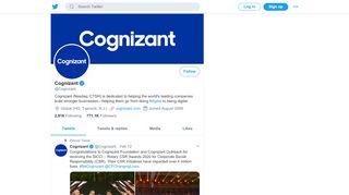 
                            9. Cognizant (@Cognizant) | Twitter